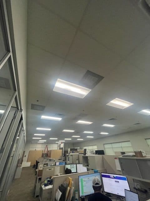 LED Lighting Upgrade at Southwest Solutions Group Lewisville