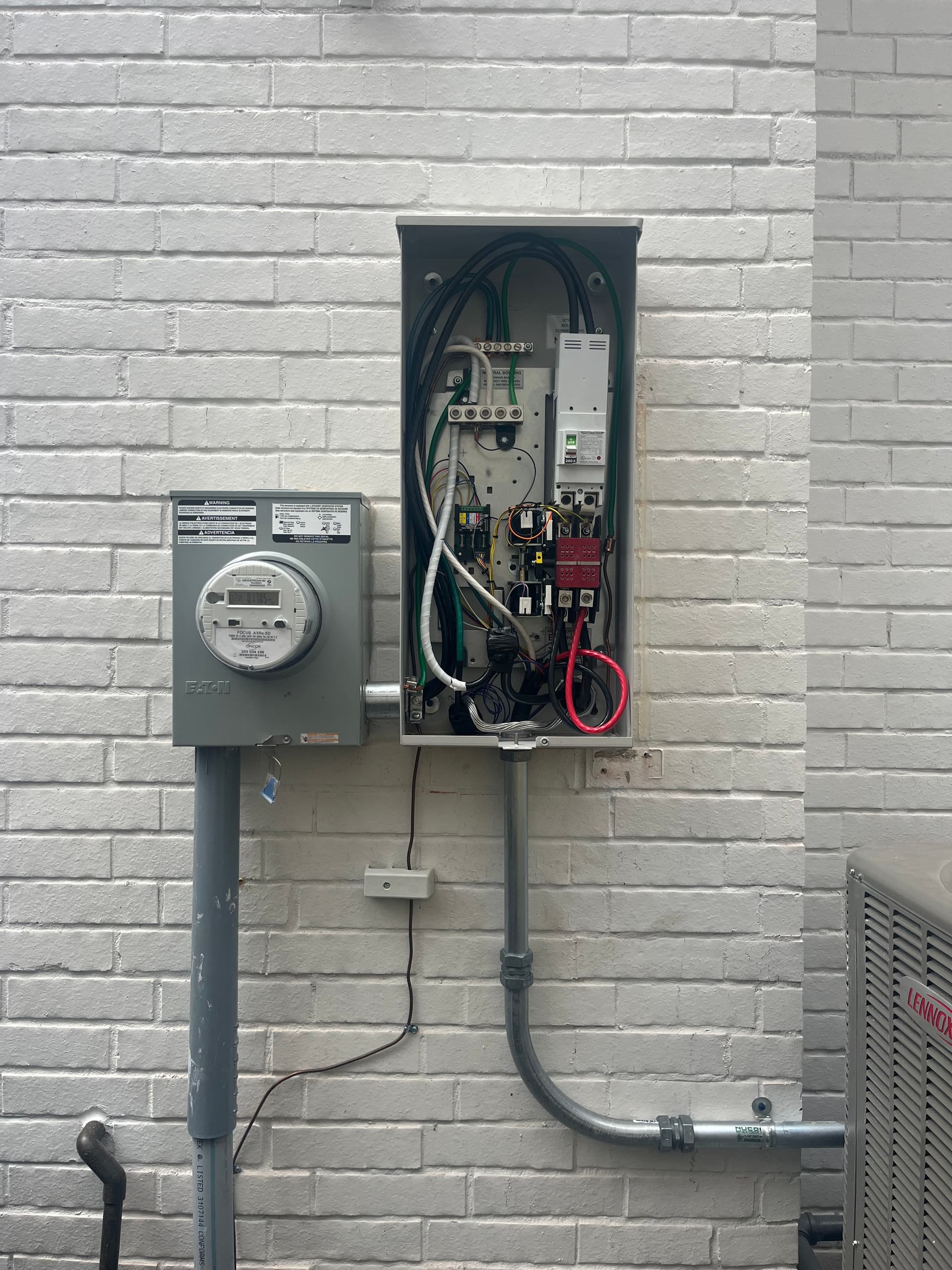 Gallery photos for 26kW Generac Generator and ATS Install in Dallas: Image #3