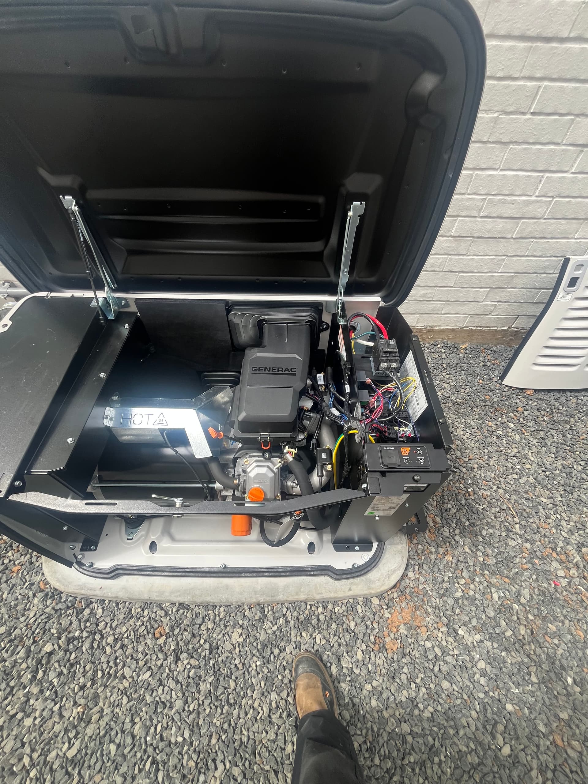 Gallery photos for 26kW Generac Generator and ATS Install in Dallas: Image #4