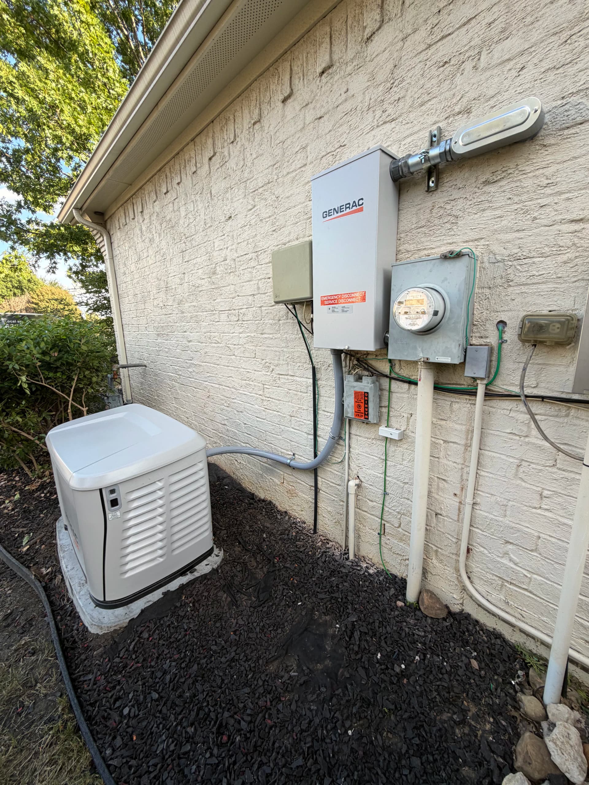 Gallery photos for Whole-Home Generac Standby Generator Install in Colleyville: Image #2