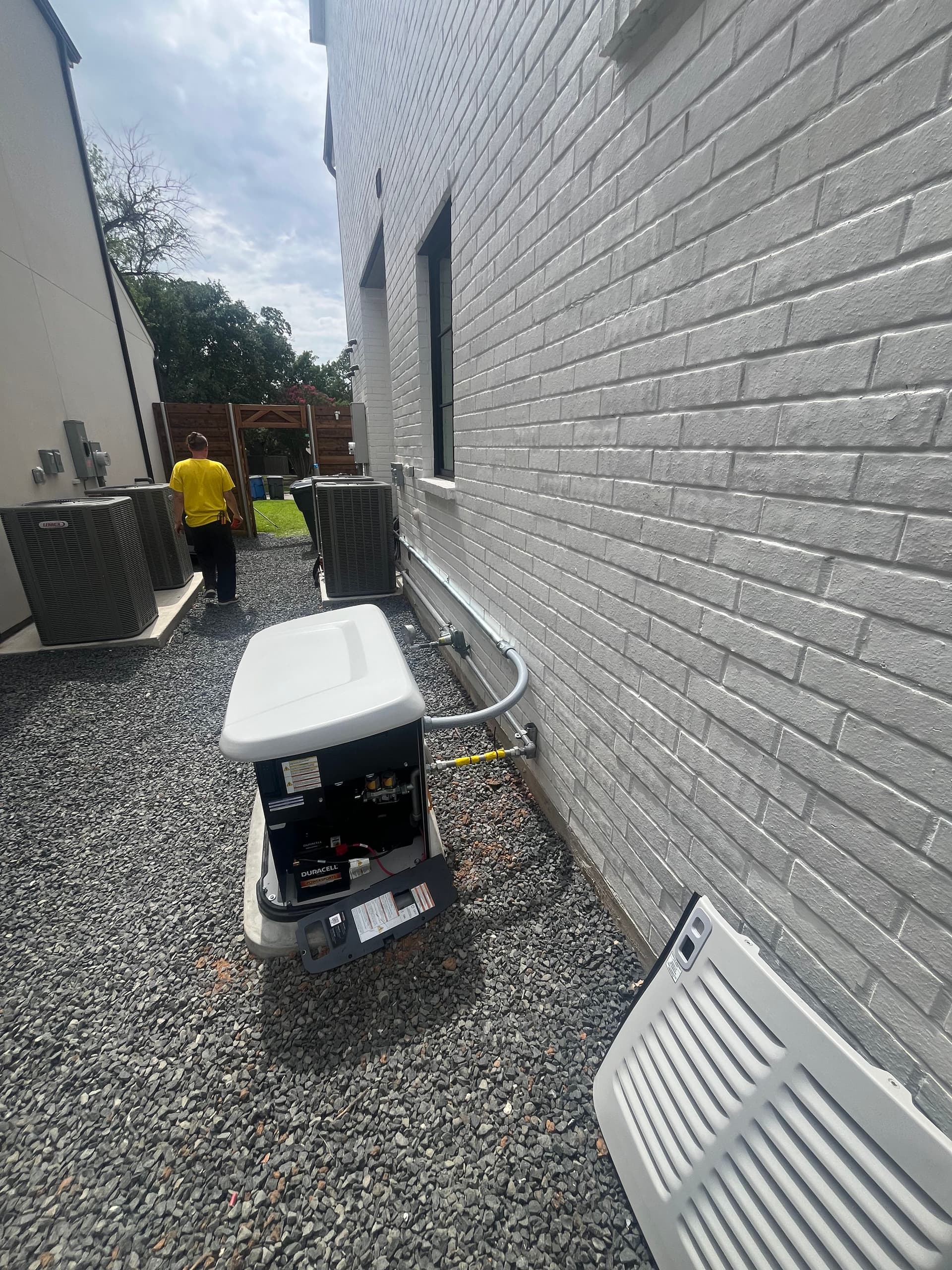 Gallery photos for 26kW Generac Generator and ATS Install in Dallas: Image #2