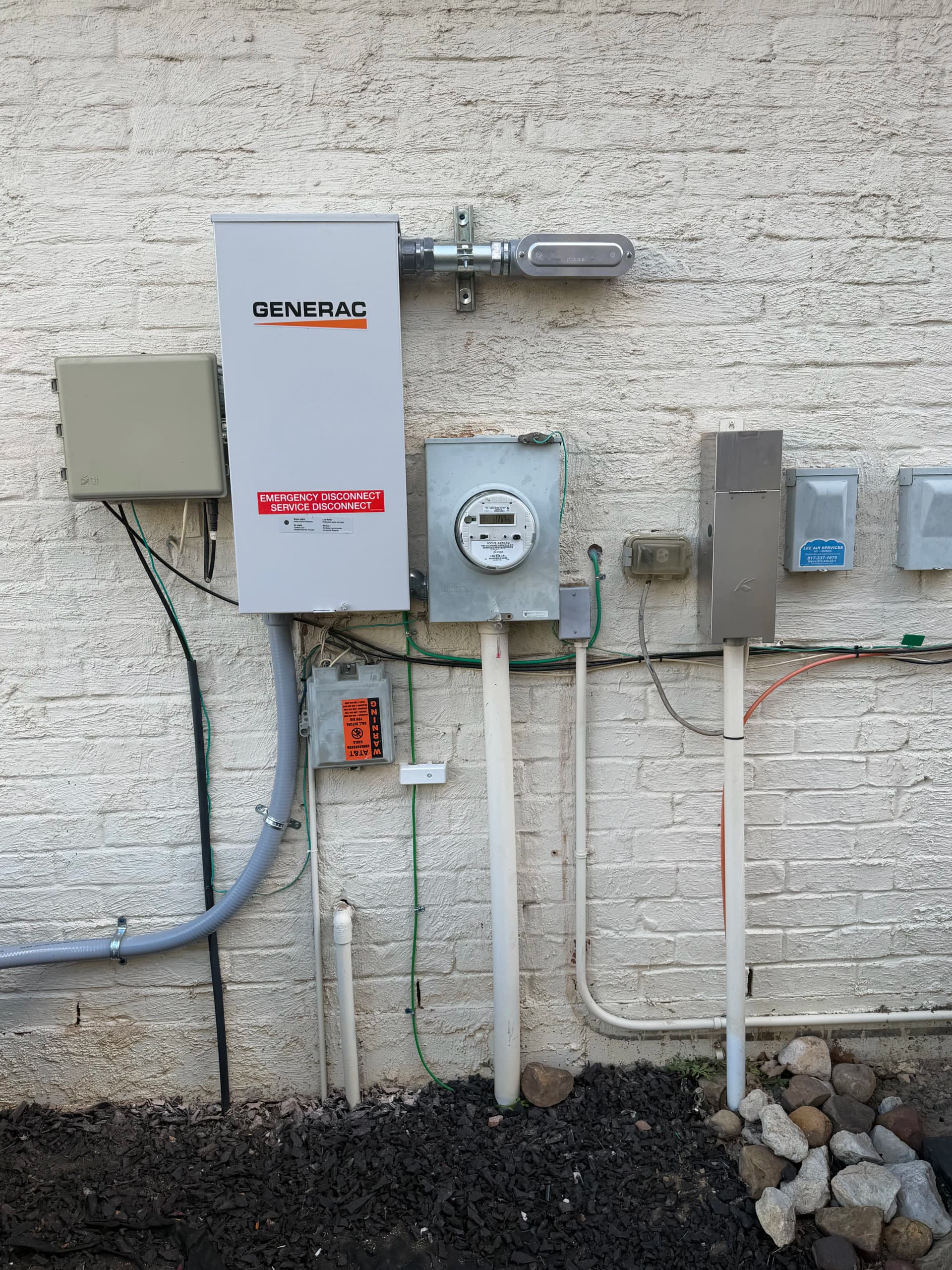 Gallery photos for Whole-Home Generac Standby Generator Install in Colleyville: Image #1