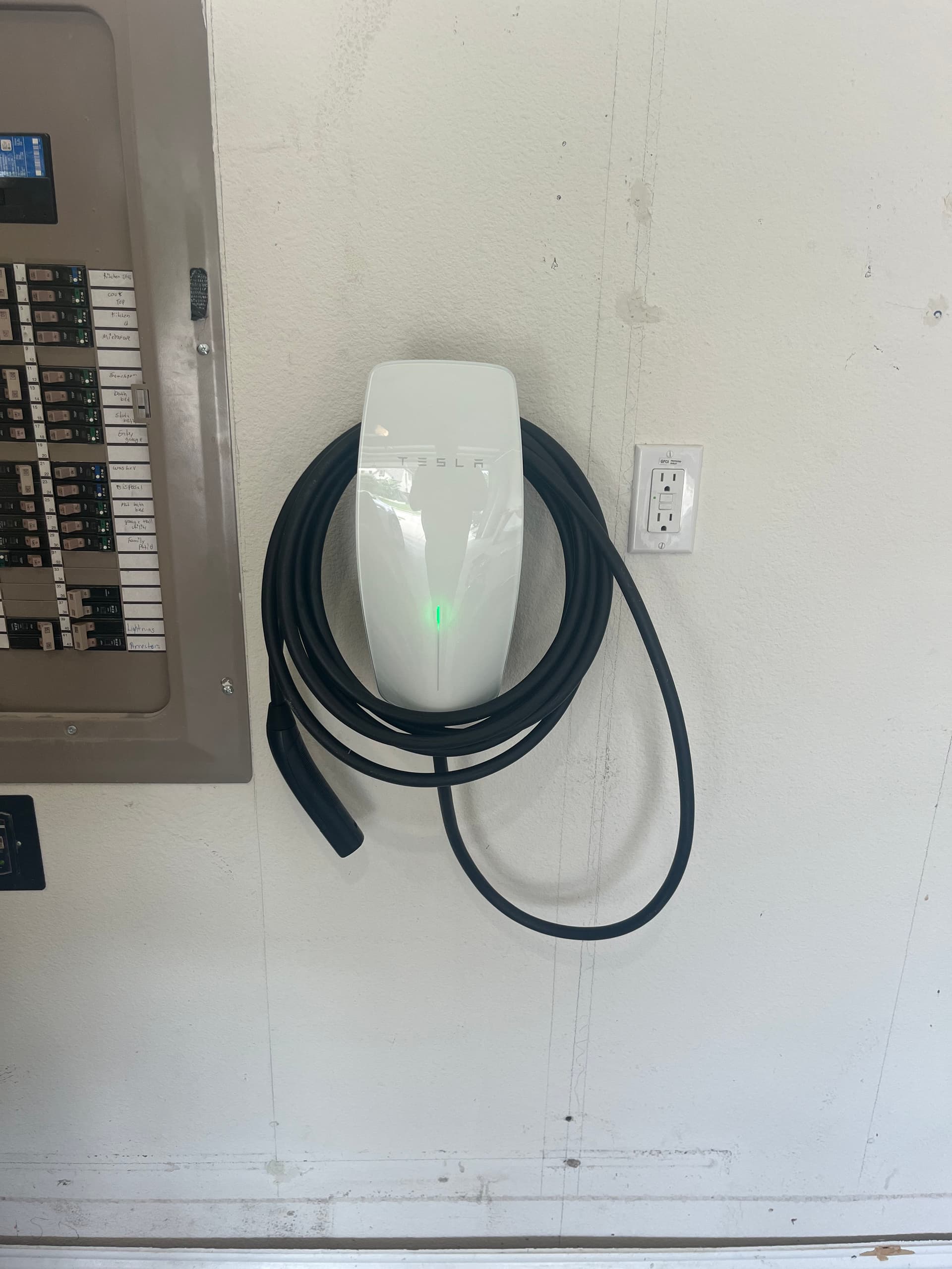 Gallery photos for Tesla Wall Charger Installation in Plano: Image #1